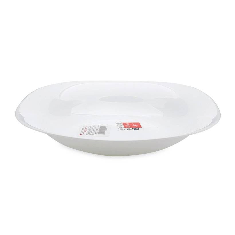 Đĩa Soup Vuông Thủy Tinh Parma 23 x 23 cm