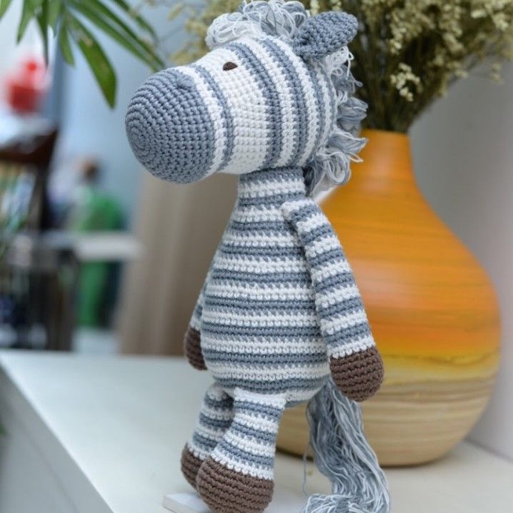 Đồ Chơi Len Ngựa Zebra