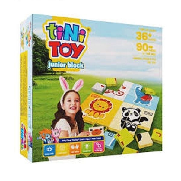 Đồ Chơi Lắp Ráp Junior Block Animal Puzzle Tinitoy 312
