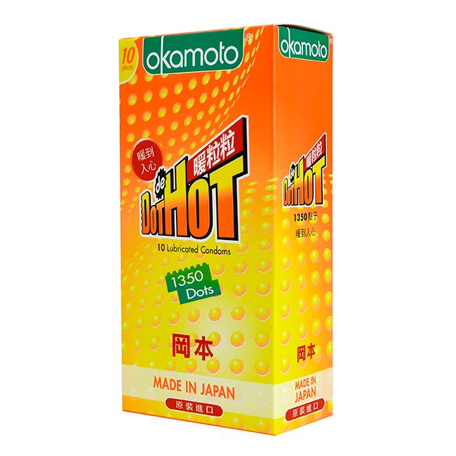 Bao Cao Su Okamoto Dot De Hot - Hộp 10 Cái