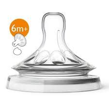 Núm Ty Silicone 4 Lỗ SCF654.23 Vỉ Đôi