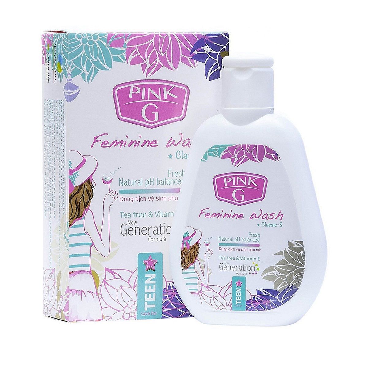 Dung Dịch Vệ Sinh Phụ Nữ PinkG 4Teen Classic-S (100ml)