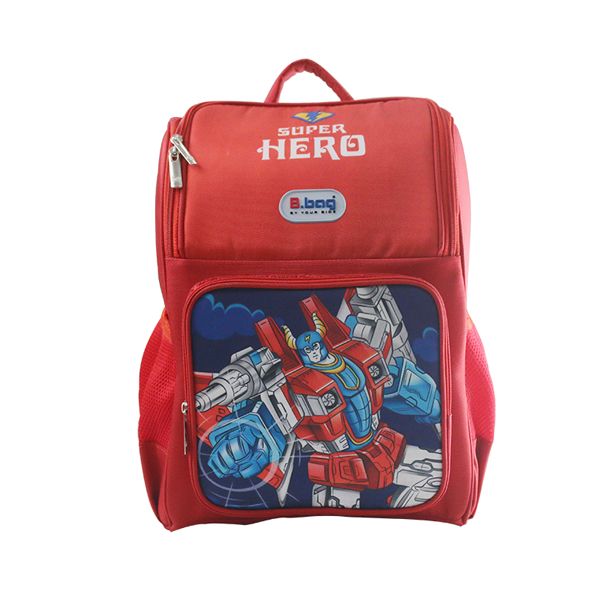 Balo Chống Gù B.bag Adventure Box-Super Hero B-12-114 Đỏ