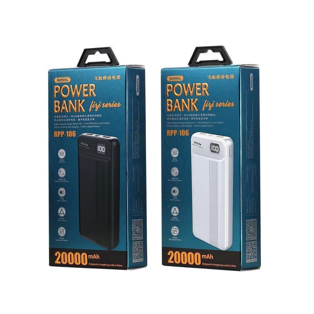 Pin Sạc Dự Phòng 20.000mAh Remax RPP-106 - 2 Màu