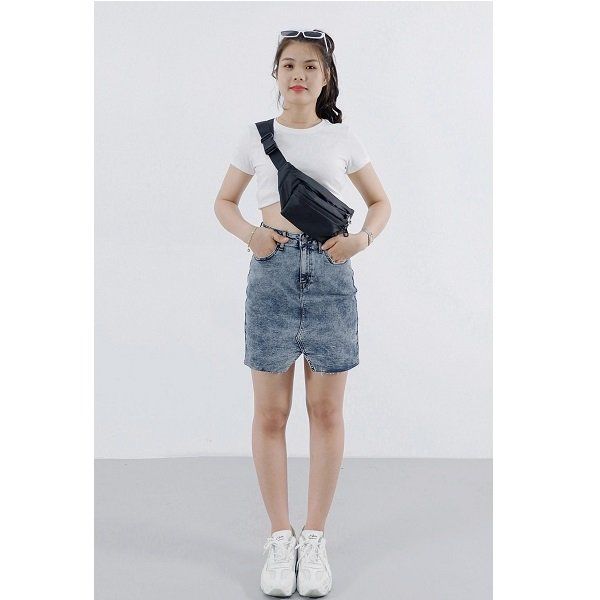 Váy Jean Cotton Xanh Nhạt Couple TX 4018 (Store 5703)