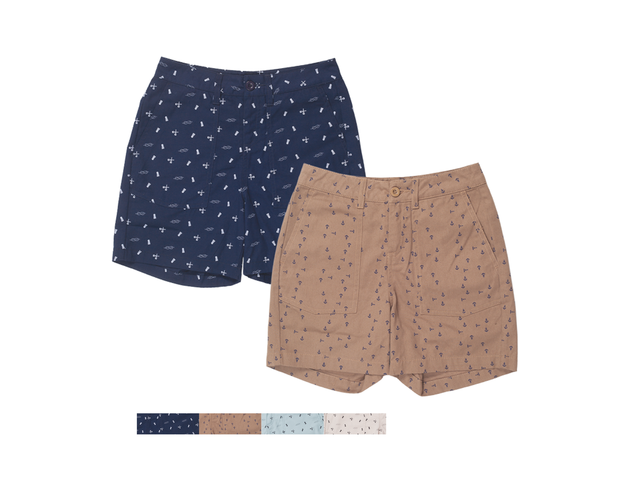 Quần Short Kaki In Hoa DPT-1218