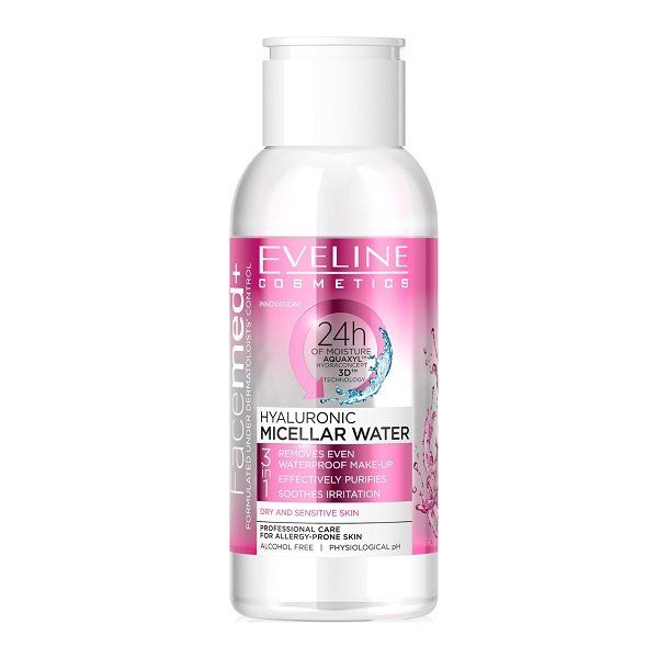 Nước Tẩy Trang Eveline Facemed + Hyalluronic Micellar Water 100ml