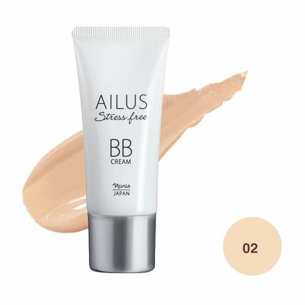 Kem Trang Điểm Đa Chức Năng Naris Ailus Stress Free BB Cream Số 02 Natural Beige 30g