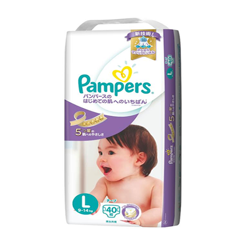 Tã Dán Pampers Cao Cấp Nhật Bản L40 40 Miếng