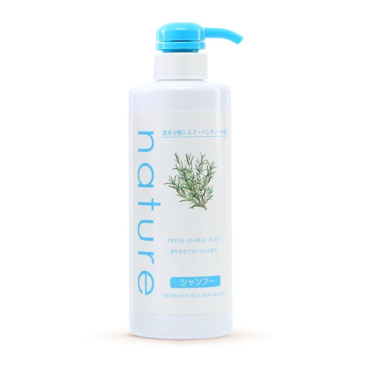 Dầu Gội Chăm Sóc Tóc Hương Thơm Tự Nhiên Naris Nature Fresh Floral Scent Fragrance Mild Hair Shampoo 500ml