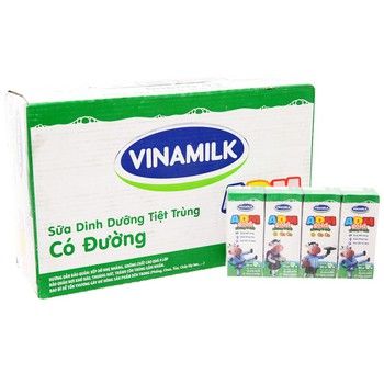 Thùng Sữa tiệt trùng có đường ADM Gold 180ml