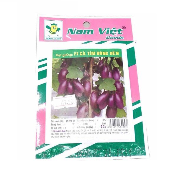 Hạt Giống F1 Cà Tím Bóng Đèn - Nam Việt