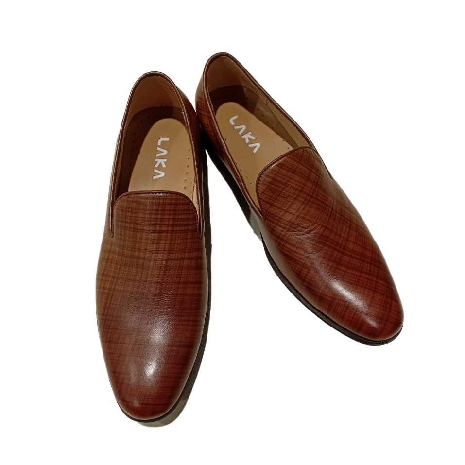 Giầy Tây Nam Laka GLK0176 - Nâu