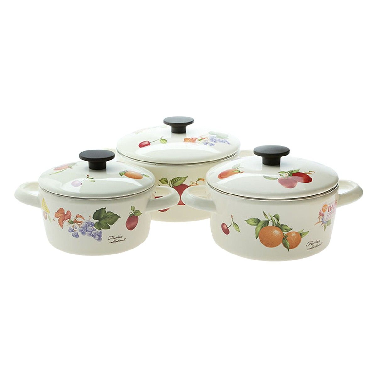Bộ Ba Nồi Tráng Men Fujihoro FRV-3