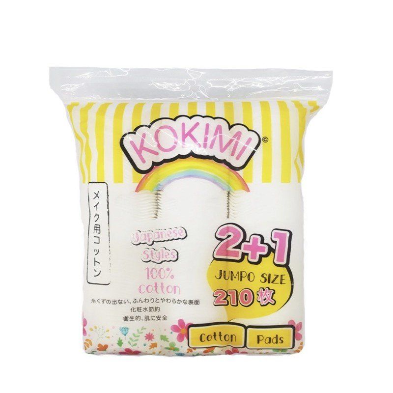 Bông Tẩy Trang Tròn Kokimi (Cotton Pads) 210 Miếng