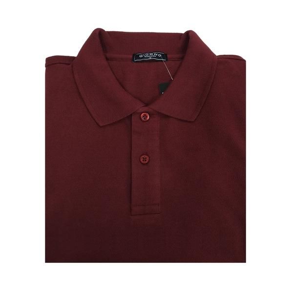 Áo Thun Polo Nam Không Túi Giorno Mimosa Màu Đỏ Đô Size XL