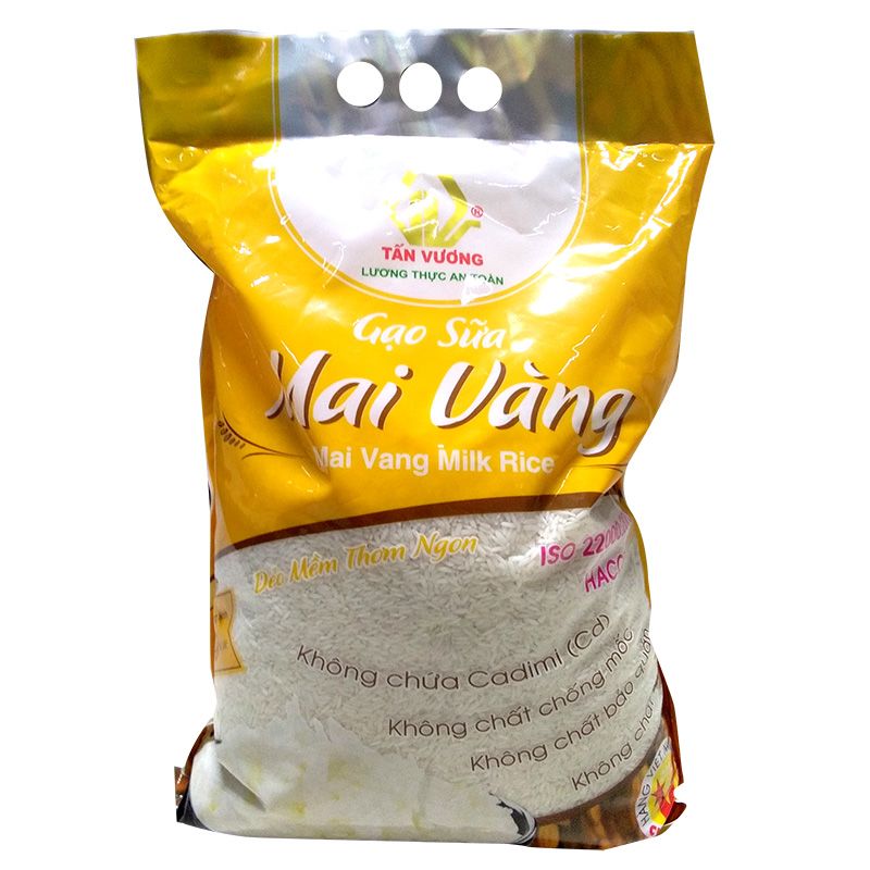 Gạo Sữa Tấn Vương Mai Vàng 5Kg