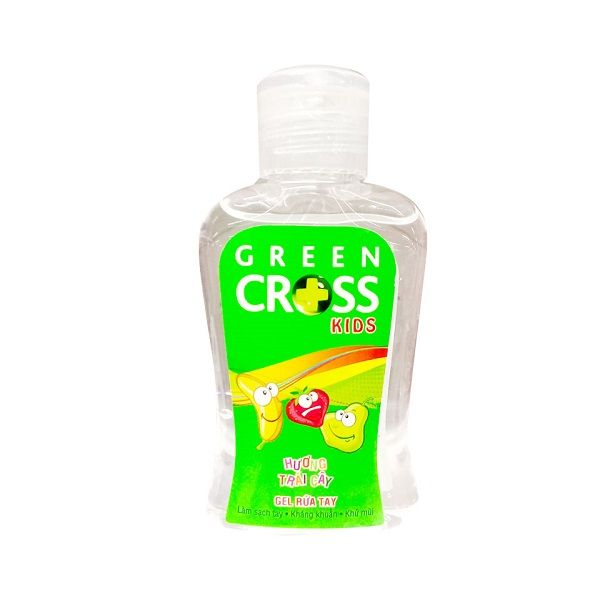 Gel Rửa Tay Green Cross Kids Hương Trái Cây - Chai 100ml