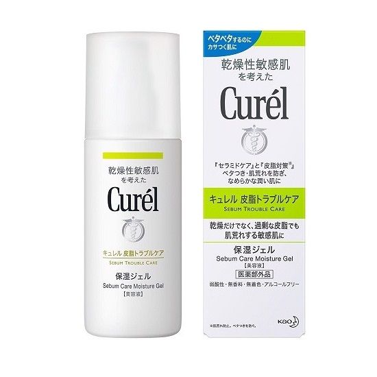 Gel Dưỡng Da Mặt Dành Cho Da Dầu Curél Sebum Trouble Care Moisture Gel 120ml