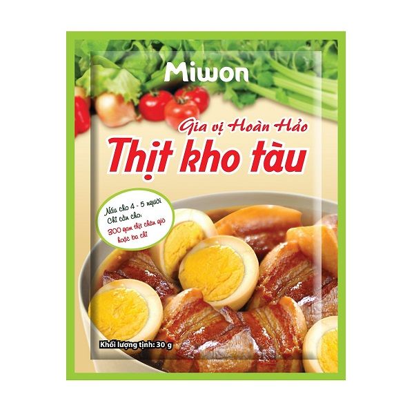 Gia Vị Hoàn Hảo Thịt Kho Tàu Miwon 30g