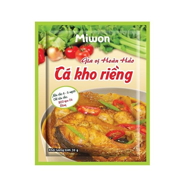 Gia Vị Hoàn Hảo Cá Kho Miwon 30g