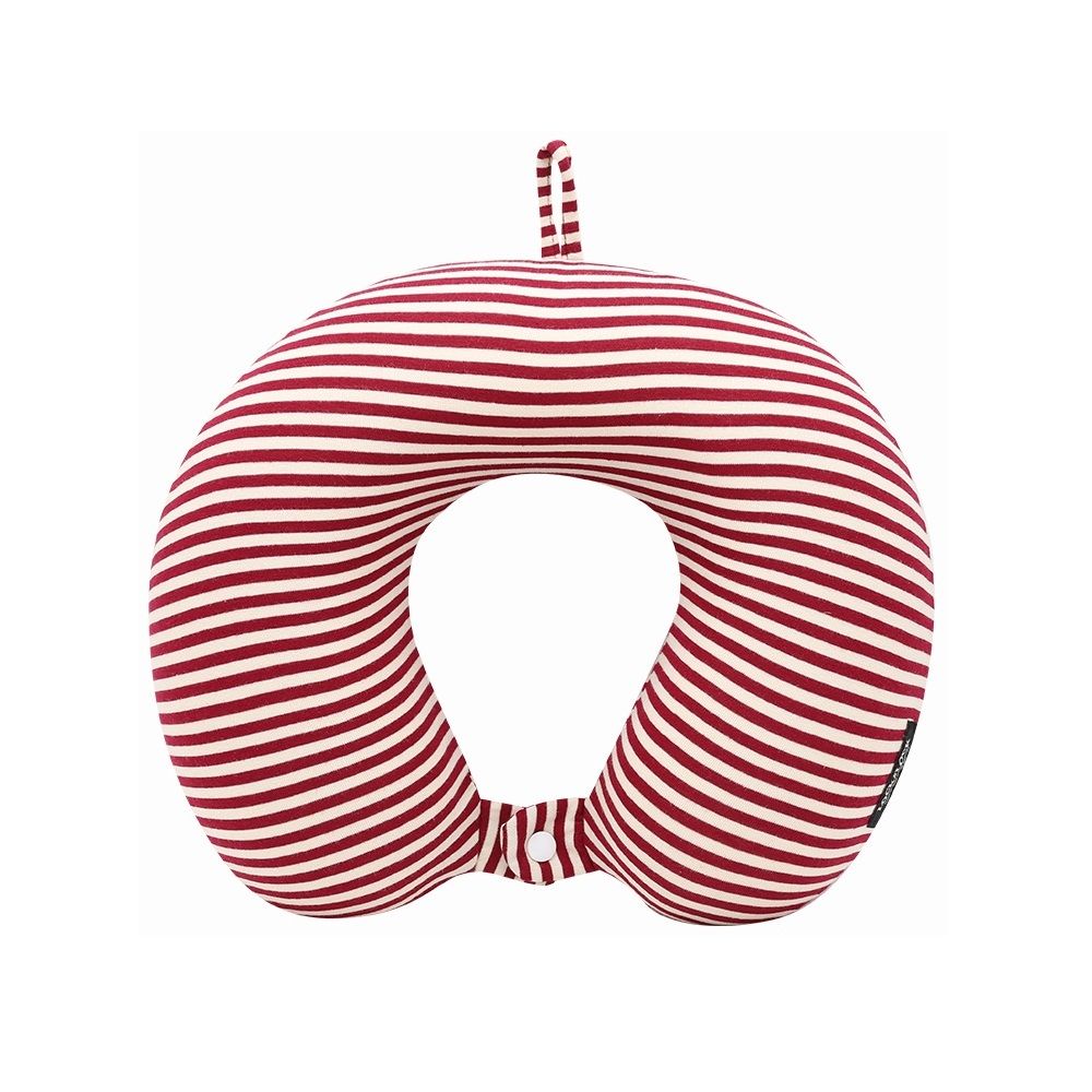 Gối Kê Cổ Memory Foam Lock&Lock Stripe LTZ8521RED 30 x 30cm - Màu Đỏ