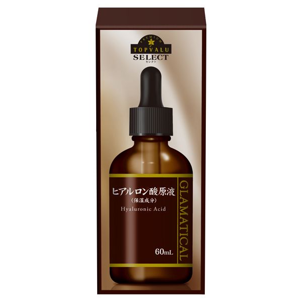 Tinh Chất Dưỡng Ẩm Tối Ưu Topvalu Select Glamatical Hyaluronic Acid Undiluted Extract 60ml