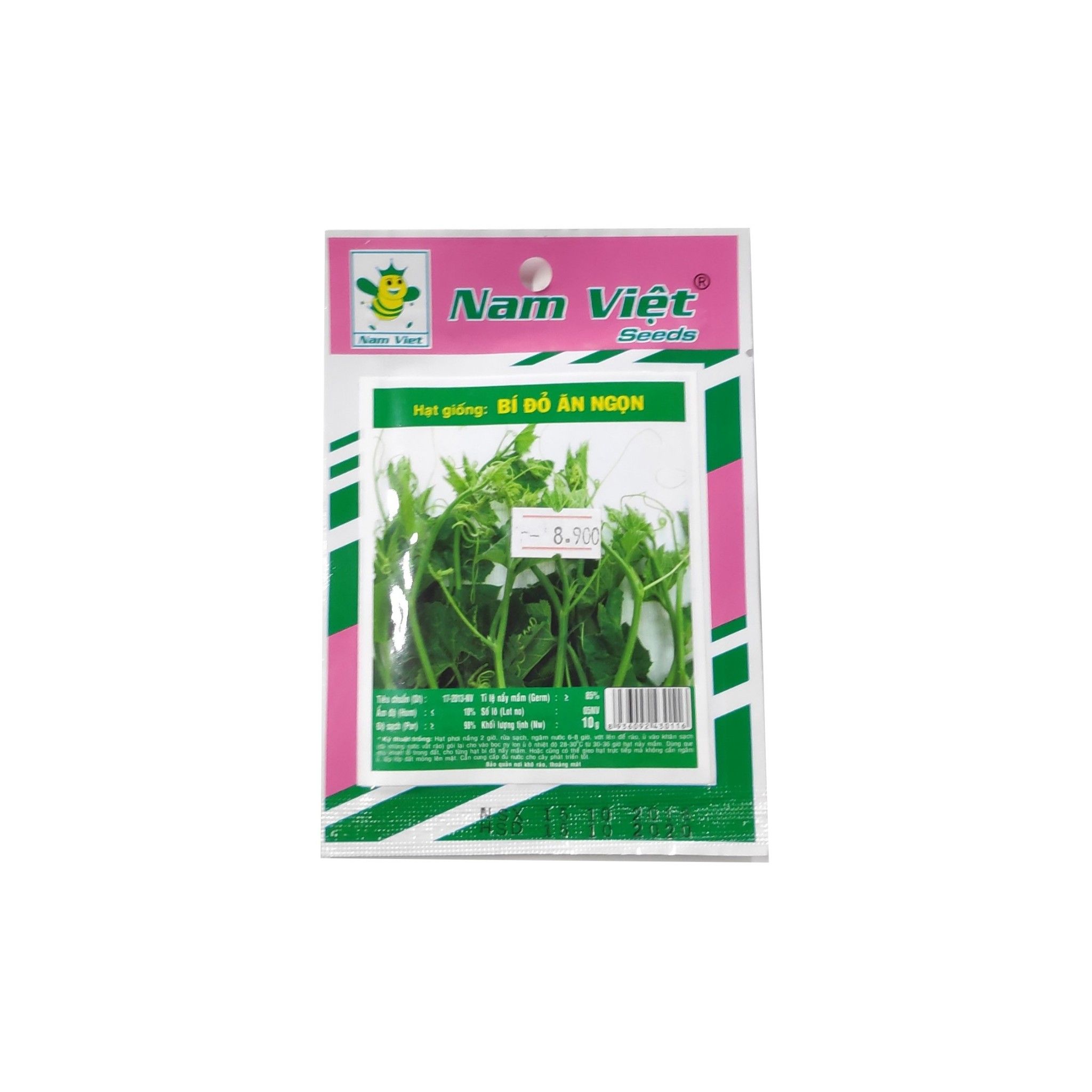 Hạt Giống Bí Đỏ Ăn Ngọn
