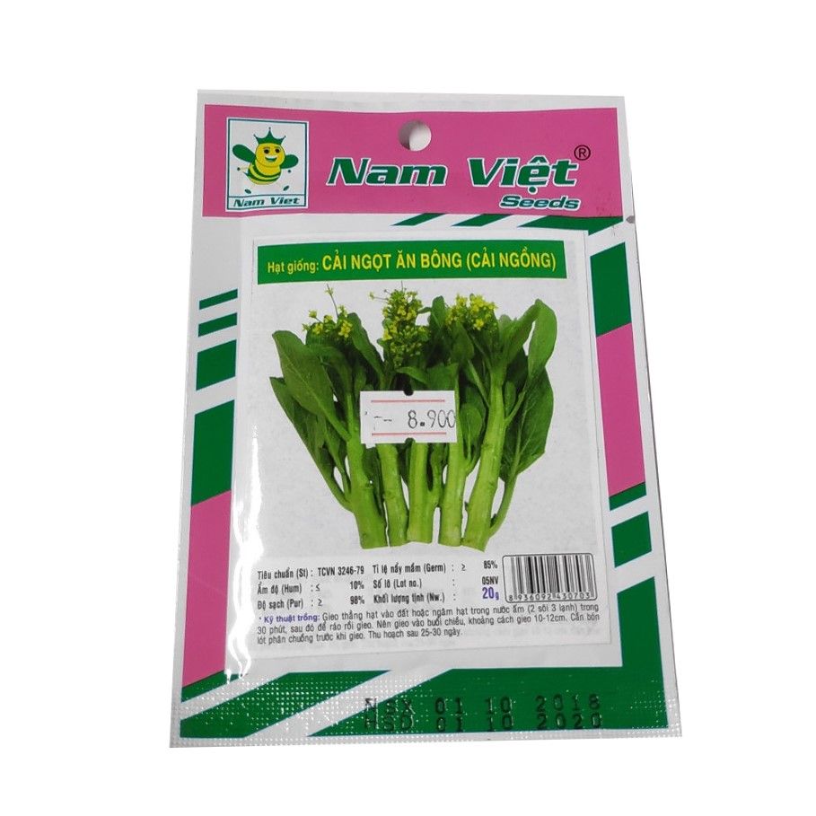 Hạt Giống Cải Ngọt Ăn Bông (Cải Ngồng)