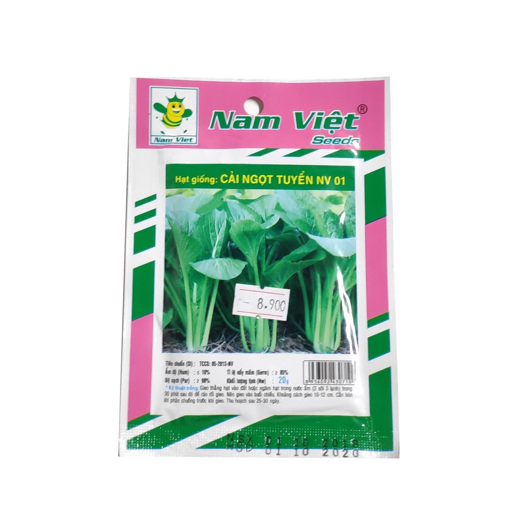 Hạt Giống Cải Ngọt Tuyển NV 01