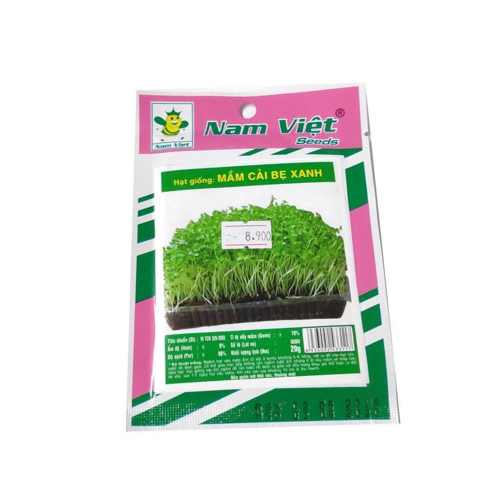 Hạt Giống Mầm Cải Bẹ Xanh