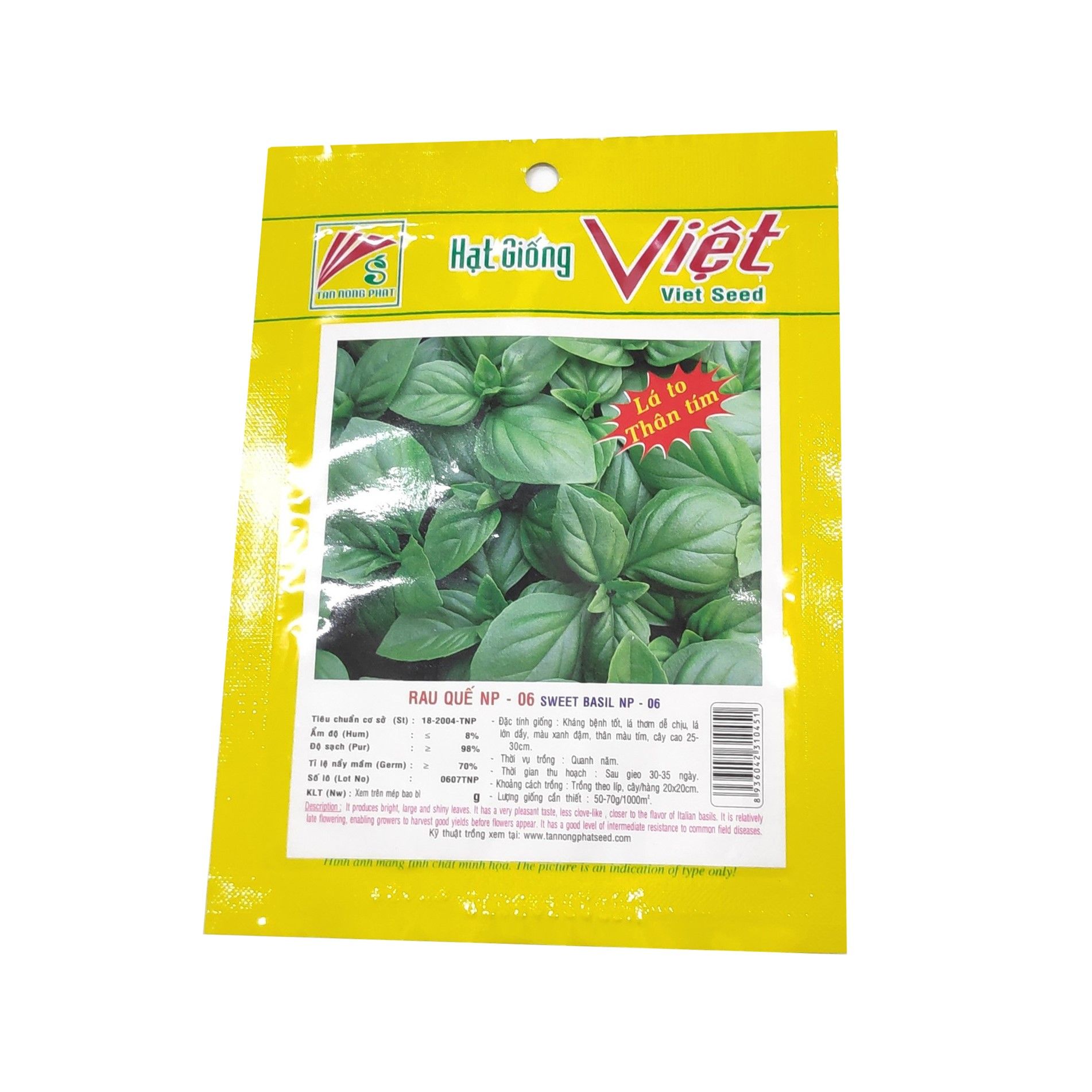 Hạt Giống Rau Quế NP 06