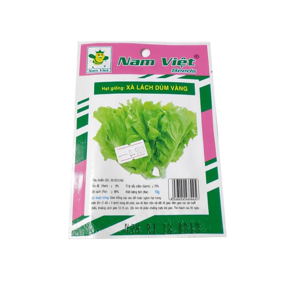 Hạt Giống Xà Lách Dúm Vàng