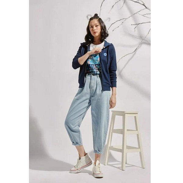 Áo Khoác Vải Nỉ Xanh Đen Couple TX 1017 (Store 5703)