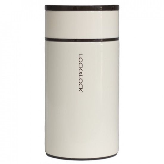 Hộp Giữ Nhiệt Đựng Thức Ăn Lock & Lock Column Food Jar 750ml Trắng