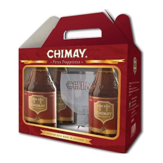 Hộp 3 Chai Bia Chimay Red 330ML