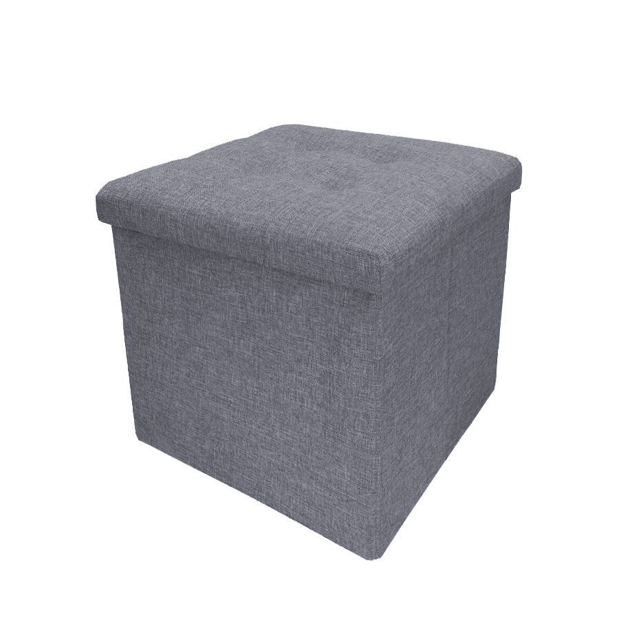 Hộp Ghế Ngồi Xếp Gọn 39X39X40Cm Xám (Size L)