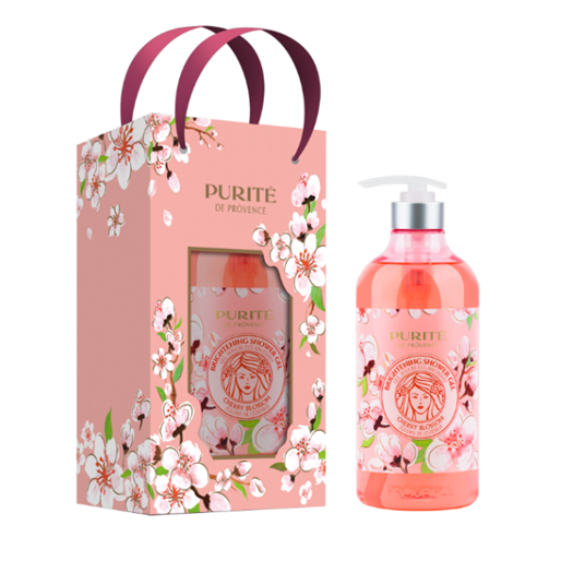Hộp Quà Purite Sữa Tắm Anh Đào 850ml