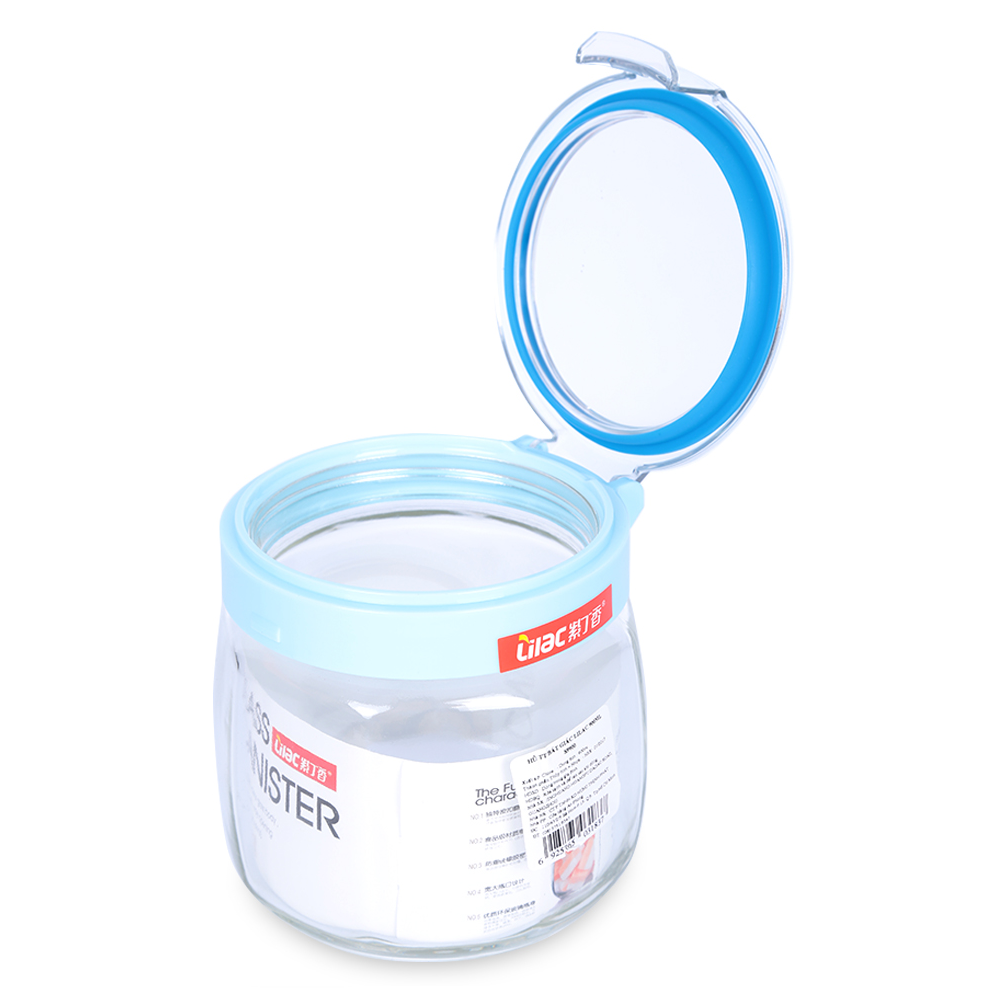 Hũ Thủy Tinh Bát Giác Lilac 900Ml - S9900