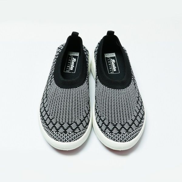 Giày Đi Bộ Nữ Màu Black /White Bata 559-6611 (Store 5703)