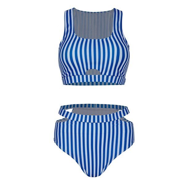 Đồ Bơi Màu Sọc Xanh Isla Vista IVWSET015
