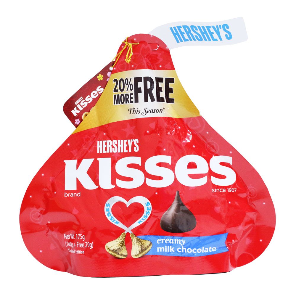 Kẹo Chocolate Hershey's Kisses Gói 146g