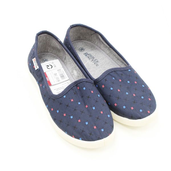 Giày Slipon Nữ D&A EP L1704 Xanh Quả Trám