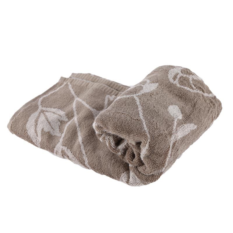 Khăn Tắm Organic Hoa Văn Bông Hoa Topvalu 70 x 140cm 412g