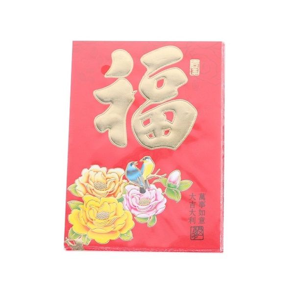 BAO LÌ XÌ HÌNH NHỎ H038 BỊCH 6 CÁI - 8 x 11.5cm