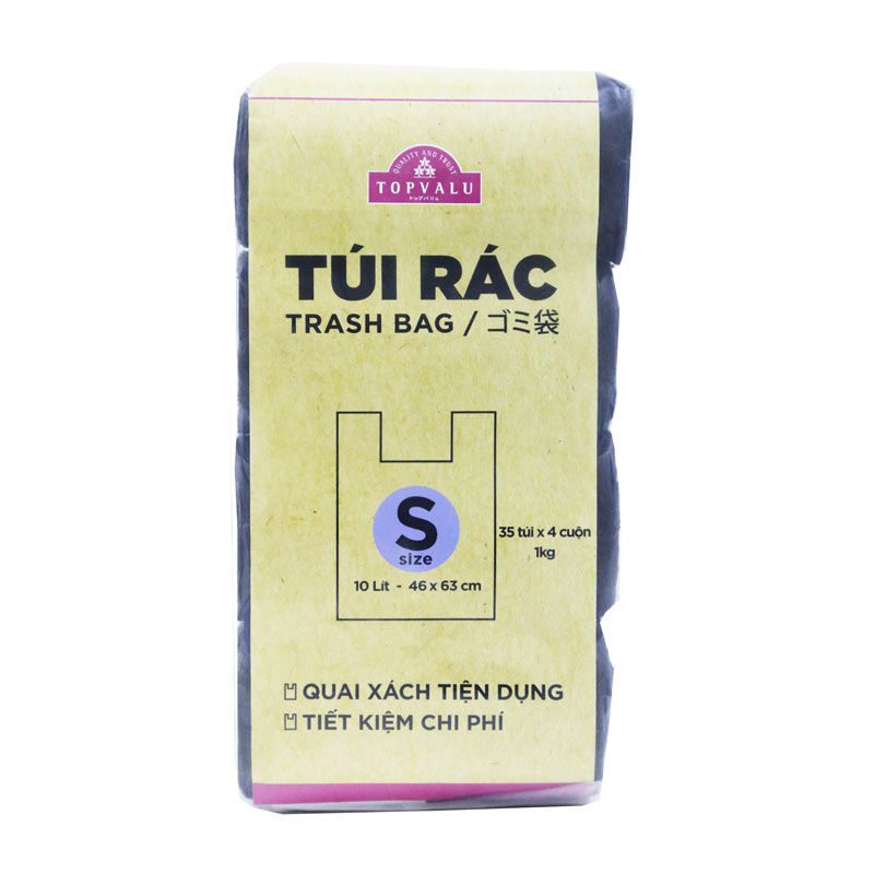 Túi Rác Topvalu Màu Đen 1kg - Size S