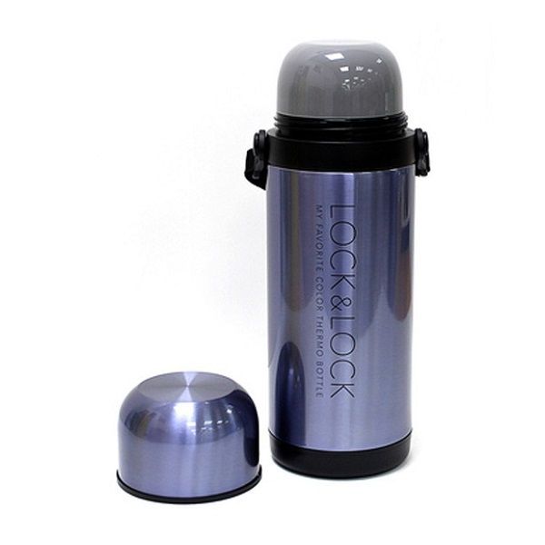 Bình Giữ Nhiệt Lock&Lock Easy Take Vacuum Bottle 1 Lít - STS - LHC1439BLU