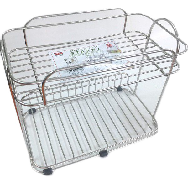 Kệ Gia Vị Inox 2 Tầng Hàn Quốc (265mm*150mm*215mm) ST_049
