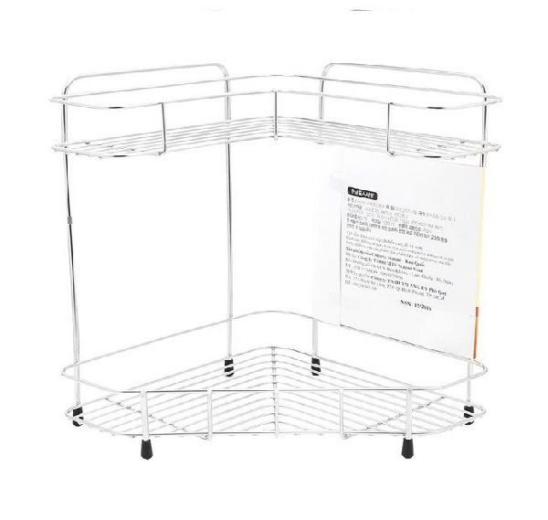Kệ Góc 2 Tầng Inox Cao Cấp265X320X265 St_096