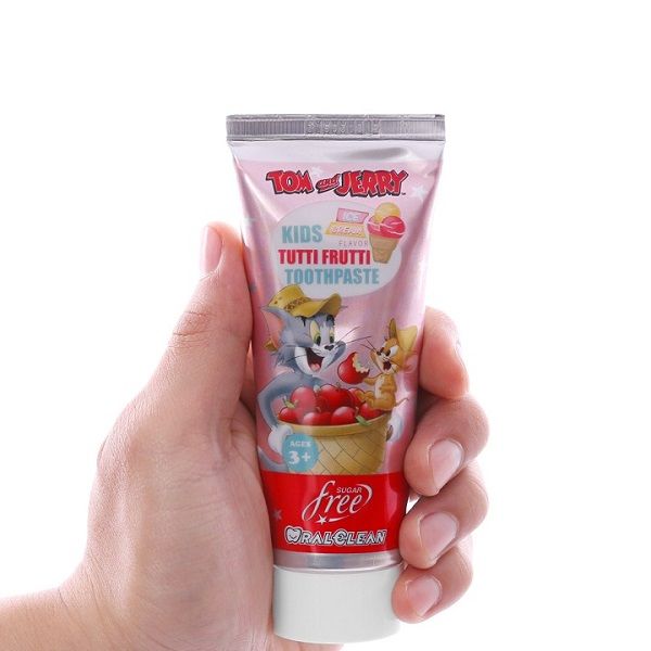 Kem Đánh Răng Dành Cho Trẻ Em Oral-Clean Tom&Jerry Kids Tutti Frutti 75ml